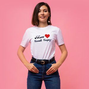 I Love Camille - Fruit of the Loom V-Neck Women's T-Shirt